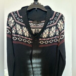 Signature Studio Long Sleeve Cardigan Size M Womens Button Front. NWT